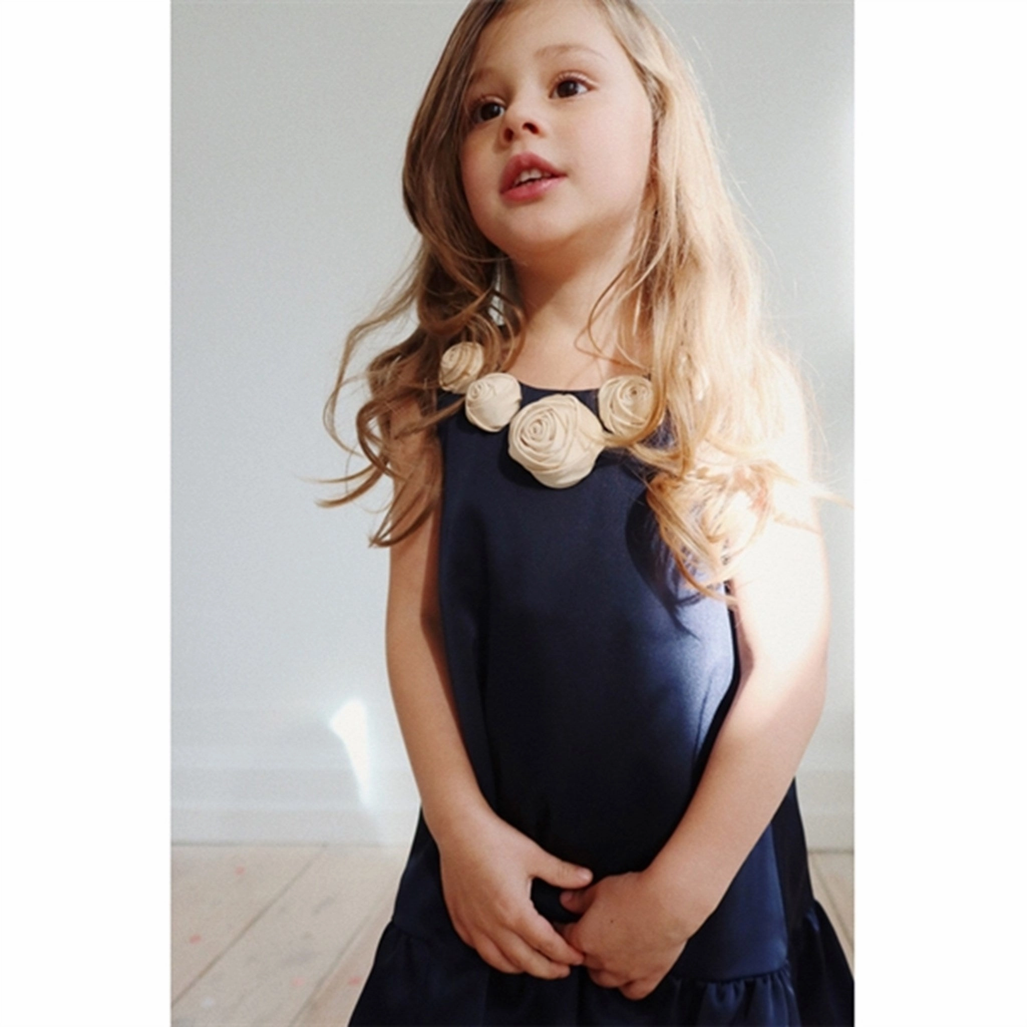 Konges Sl?jd Navy Blazer Rosie Collar Dress Classic-style