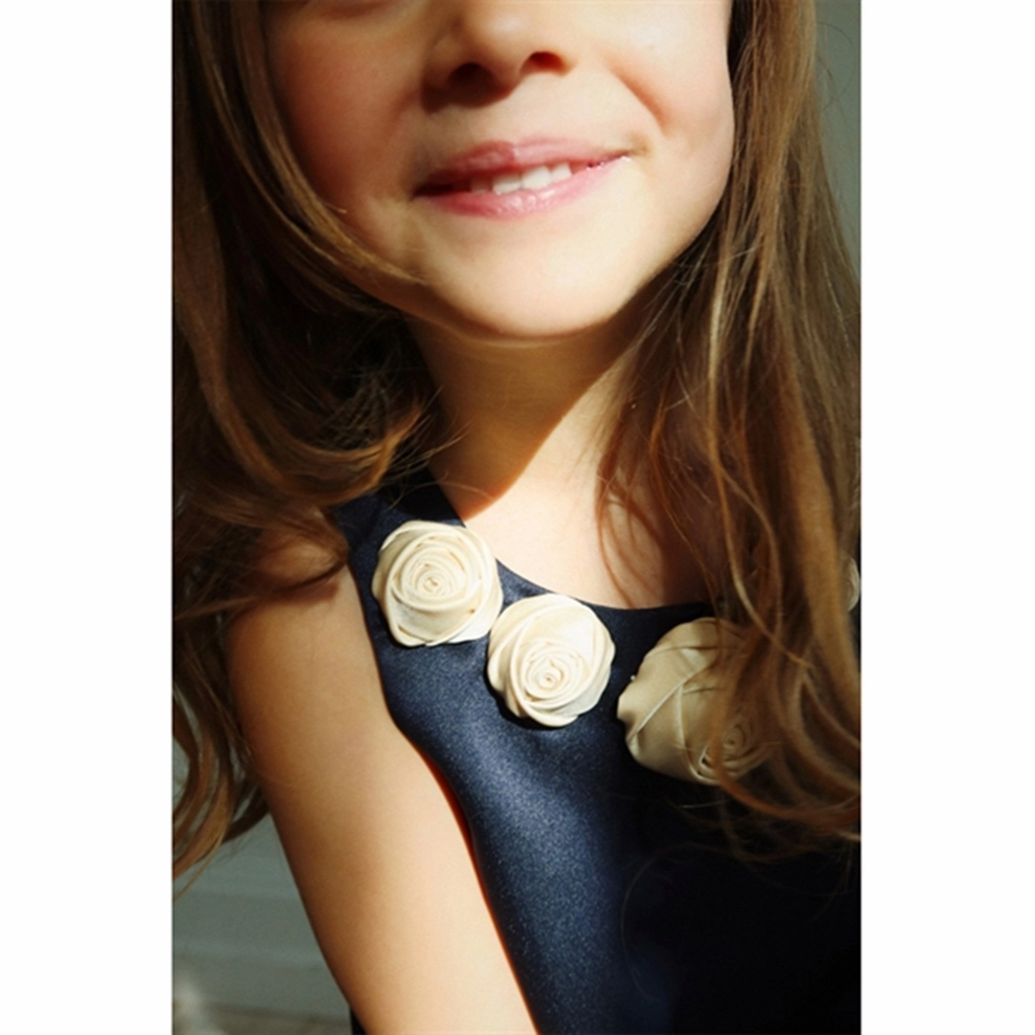 Konges Sl?jd Navy Blazer Rosie Collar Dress V-Neck Grace Vibe