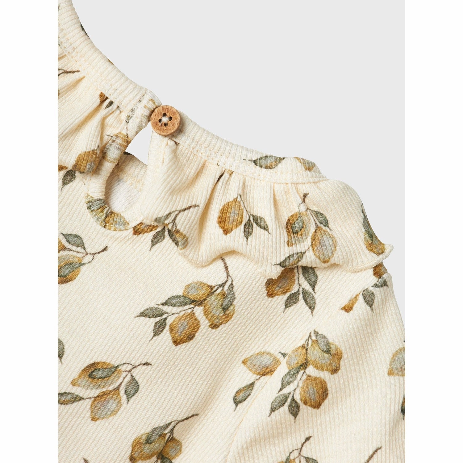 Versatile Piece slim fit Lil'Atelier Turtledove Lemon Gavo Eug Slim Blouse