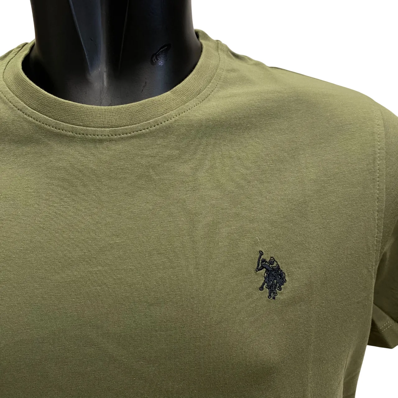 U.S. Polo Assn. maglietta manica corta da uomo in cotone Mick US41154004 248 verde oliva Indoor Event