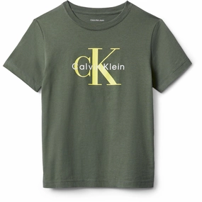Calvin Klein Thyme Ck Monogram Ss T-Shirt Denim combination