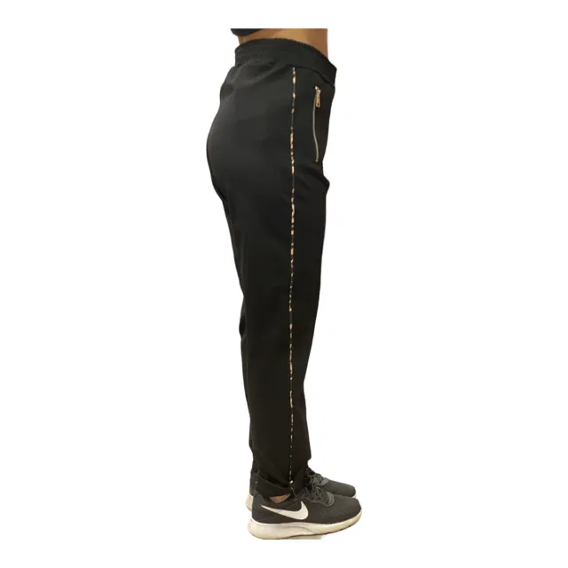 Non Slip Waistband Dimensione Danza pantalone donna punto Milano 22IDD71217 3225 nero