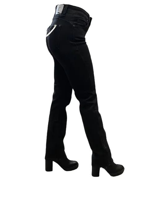 Flexible Knee Panels MultiPocketDesign Caf??Noir Pantalone jeans Denim Audrey Slim C7JJ3060 N021 black