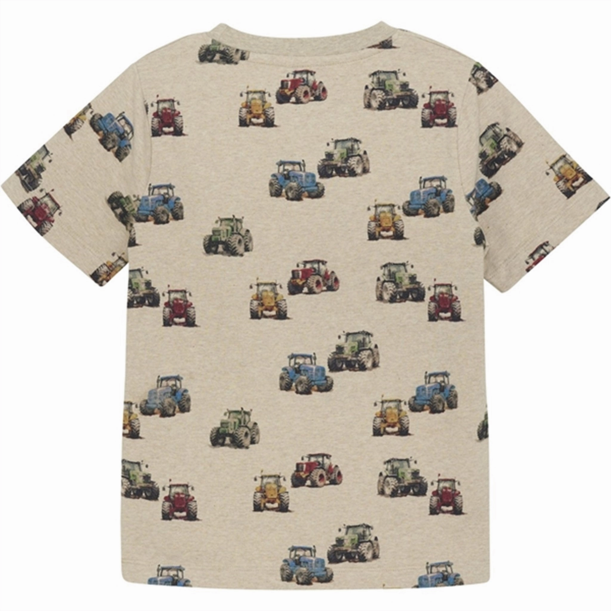 Layered Sleeve Minymo Beige Melange T-shirt NOOS