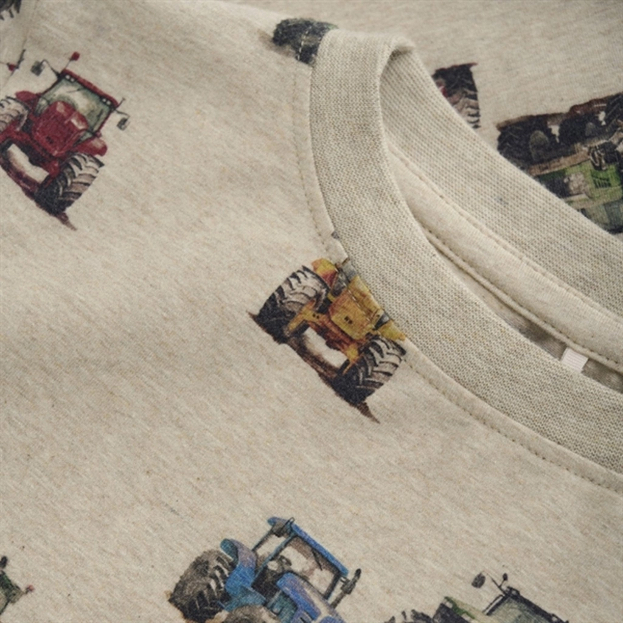 Light and Soft Easy Fit Wear Minymo Beige Melange T-shirt NOOS