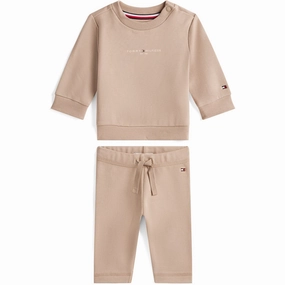 LowImpactSupport Training Clothes Tommy Hilfiger Malted Milk Mini Corp Set