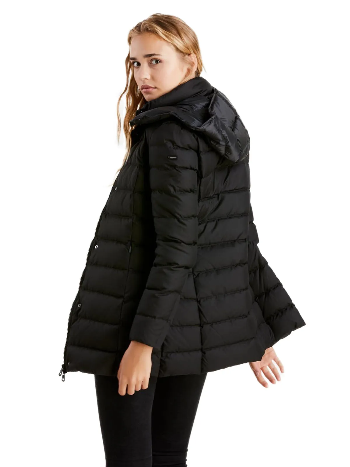 Refrigiwear giacca piumino con cappuccio da donna Grace W06300 XT3696 G06000 nero suitable for product launches