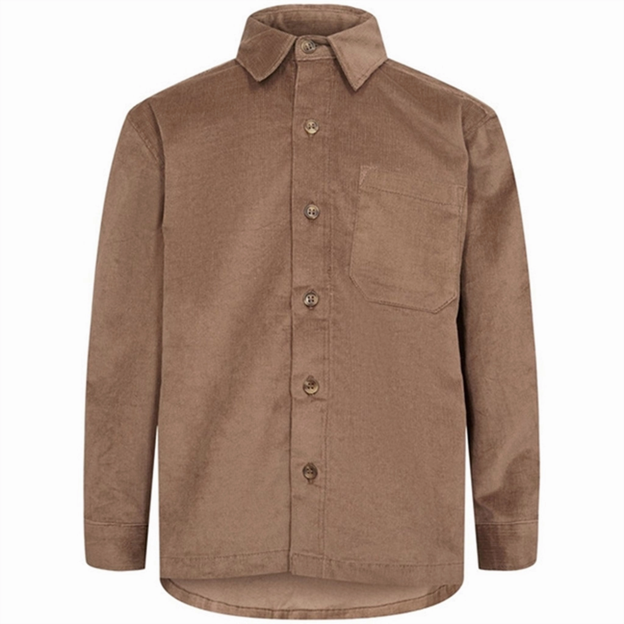 Oversized style Roll-Up Sleeve Sofie Schnoor Medium Brown Shirt