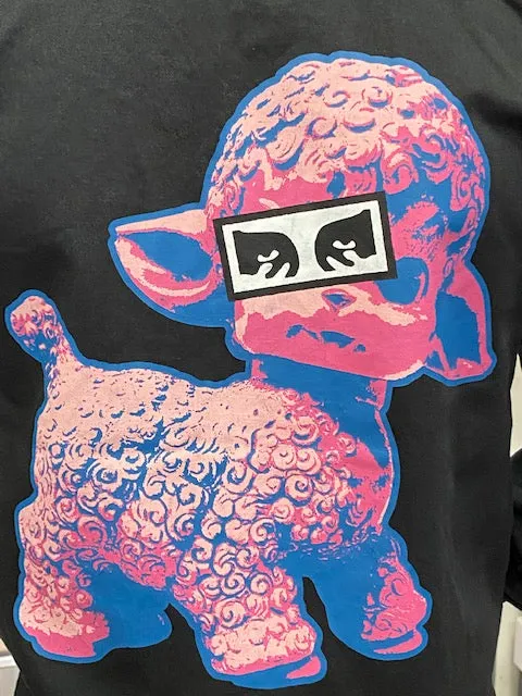 Obey giacca leggera da uomo Saucer 121800503 nero Rain Fit Comfort Fit