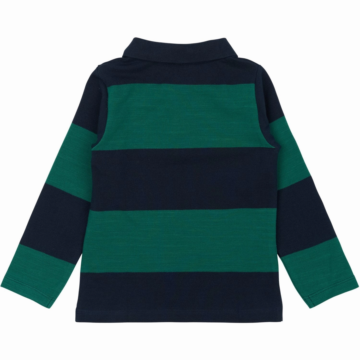 Contemporary Look THE NEW Siblings Navy Blazer Striped Pinon L_S Pique Polo