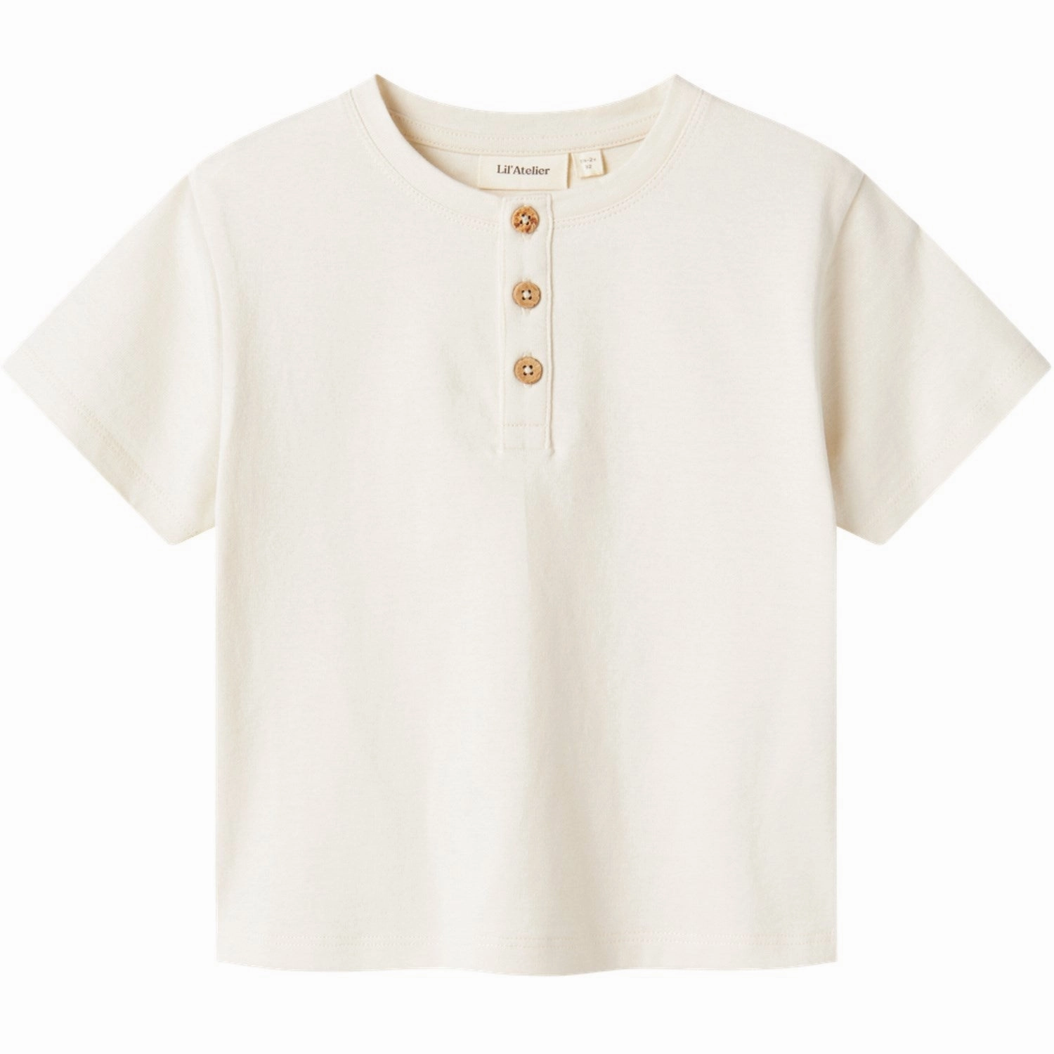 Easy Care Material Lil'Atelier Turtledove Dolan T-Shirt