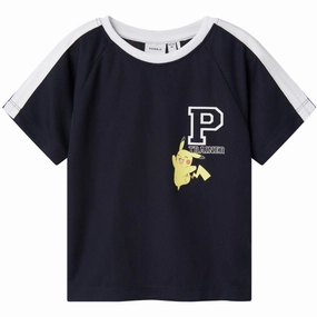 Versatile and Stylish Collared formality Name It Navy Blazer Manak Pokemon Regular Poly T-Shirt