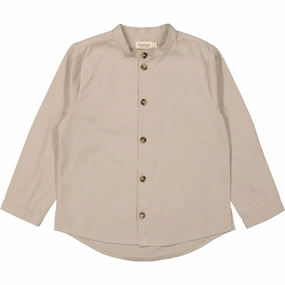 MarMar Cotton Texture Stone Wall Torben Shirt Cuffed hem Temperature Regulating