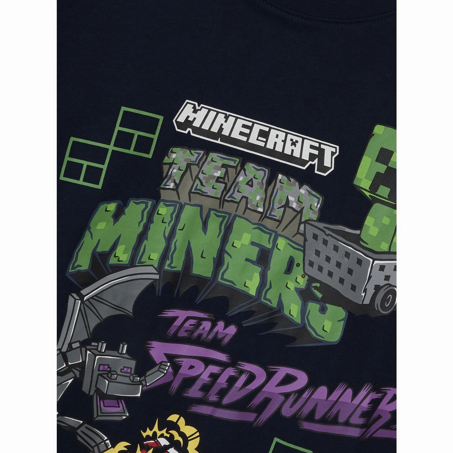 Sleek Fit Raw Hem Finish Name It Navy Blazer Nkmjahi Minecraft Nreg Ss Top Noos Bfu