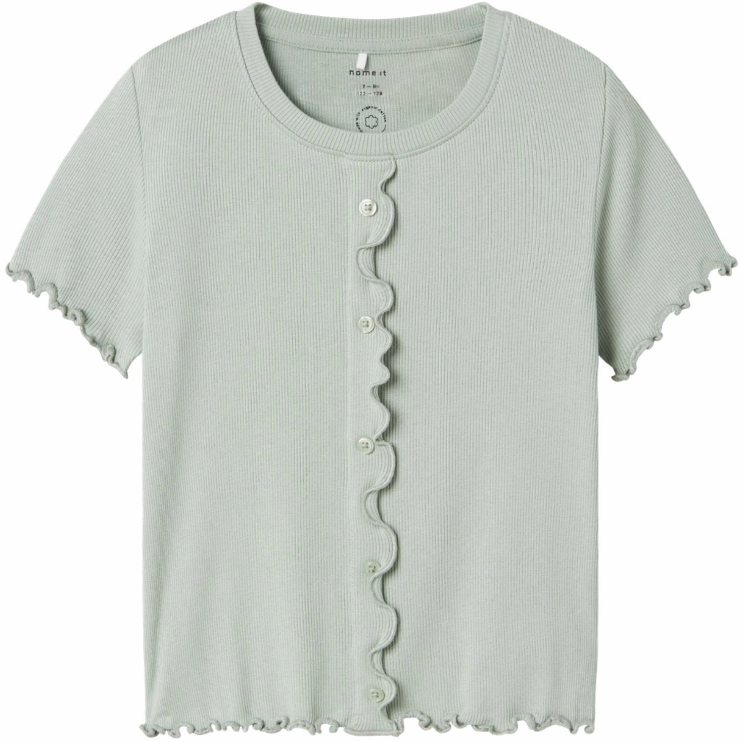 Summer Ready Cashmere combination Name It Aqua Gray Holimse Short T-Shirt