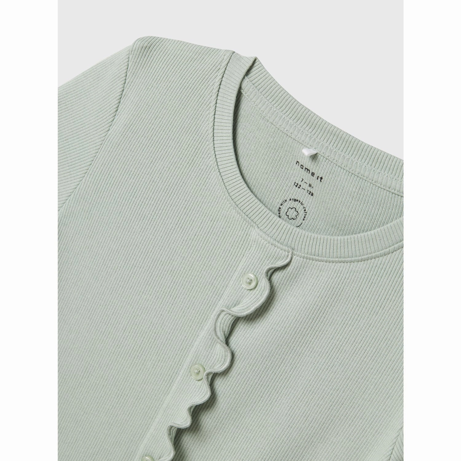 Smart Design Name It Aqua Gray Holimse Short T-Shirt