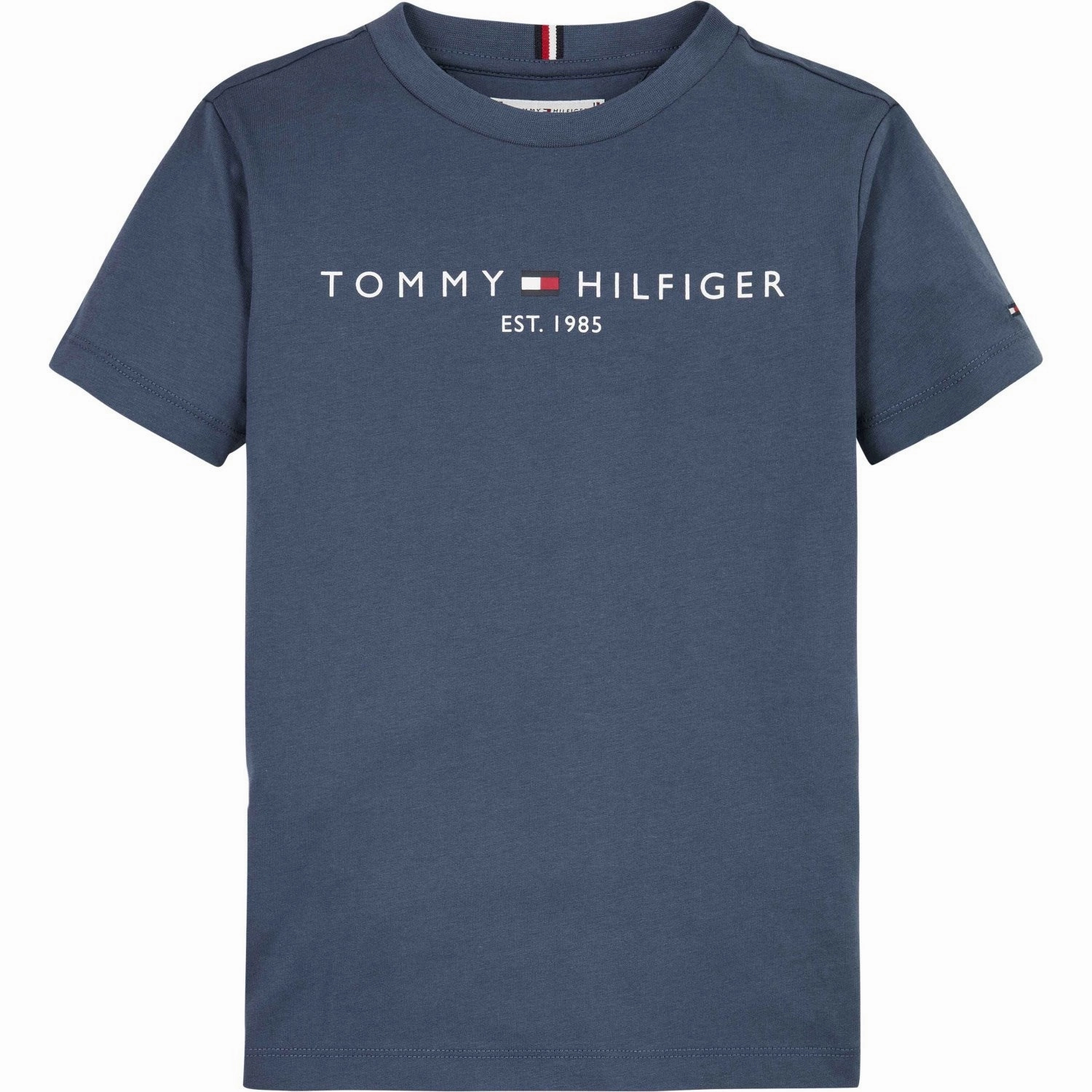 Tommy Hilfiger Aegean Sea U Essential T-Shirt Trendy All-Day Essential Style Wear