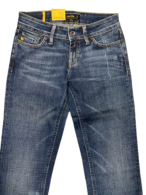 Adjustable Waist Meltin'Pot jeans da donna Nicole D1288 UK435 DMBL denim