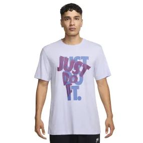 Nike HJ0554-538 Maglietta Sportswear Viola Uomo - Just do It Snug fit cotton material