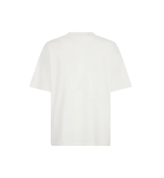 sale season Phobia maglietta bianca manica corta da uomo PH00543 stampa fulmini bicolore blu-giallo