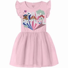 Breathable wear Sophisticated Fit Name It Parfait Pink Asdina Paw Patrol Tulle Dress