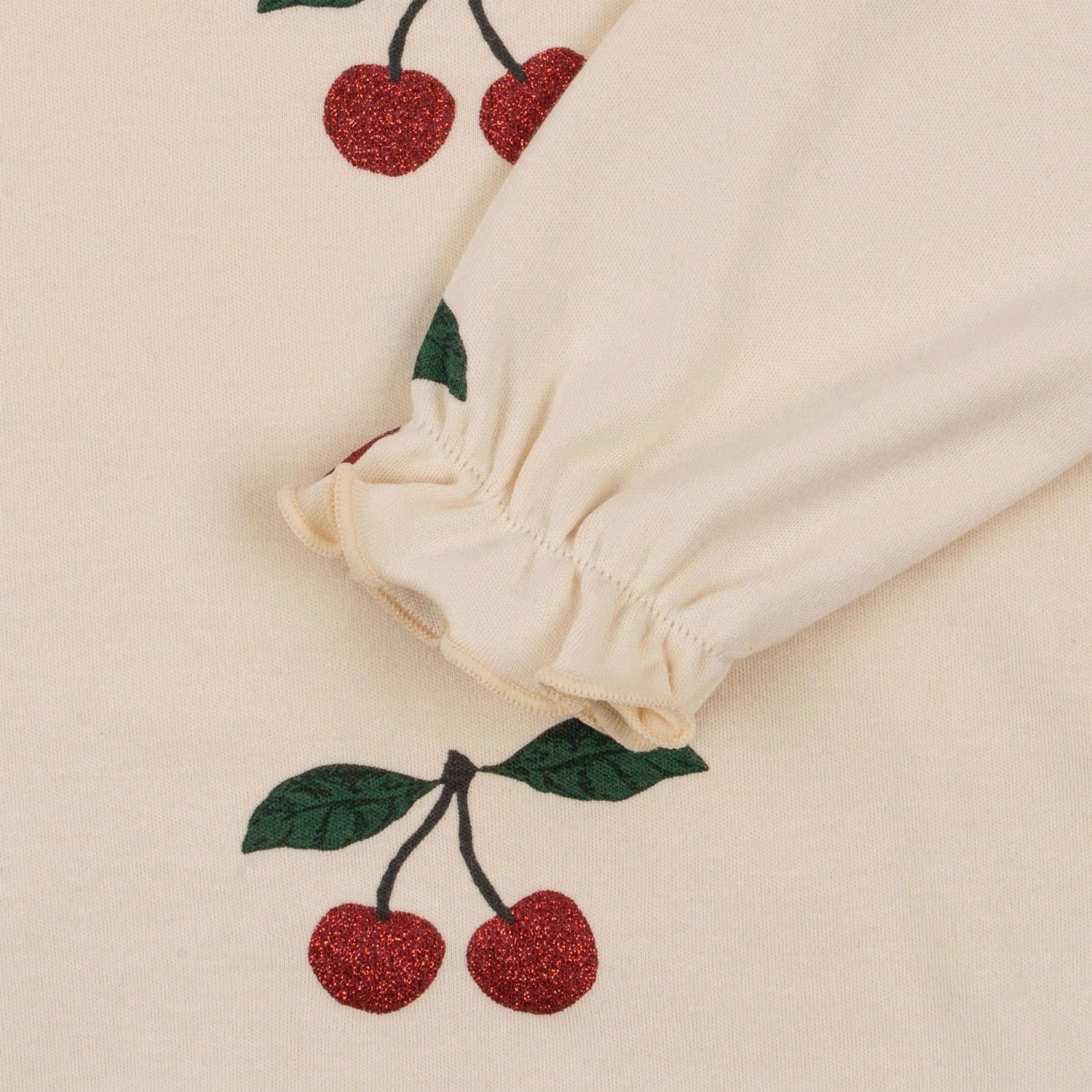 Konges Sl?jd Ma Grande Cerise Glitter Malli Glitter Blouse GOTS Refined Aesthetic