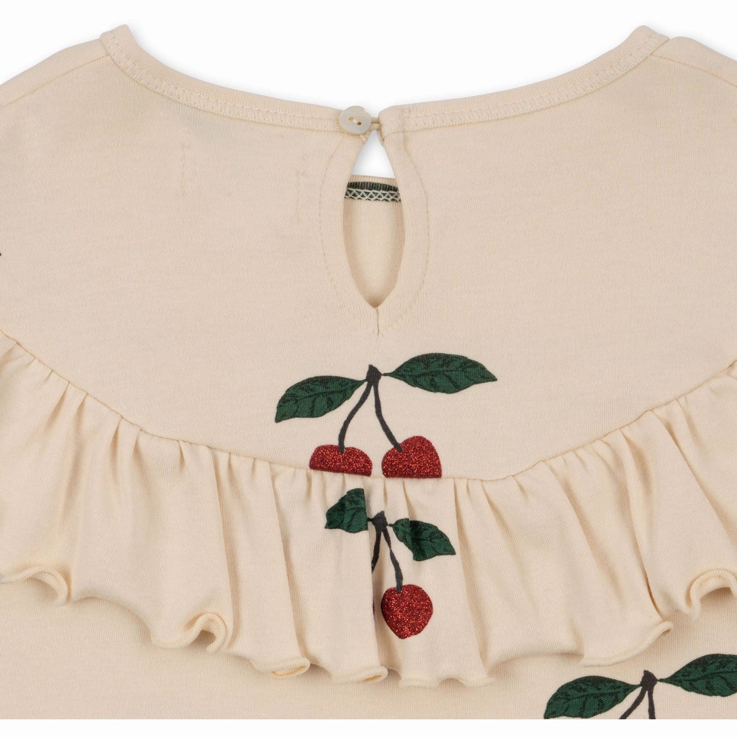 Multipocket Style Linen blend Konges Sl?jd Ma Grande Cerise Glitter Malli Glitter Blouse GOTS