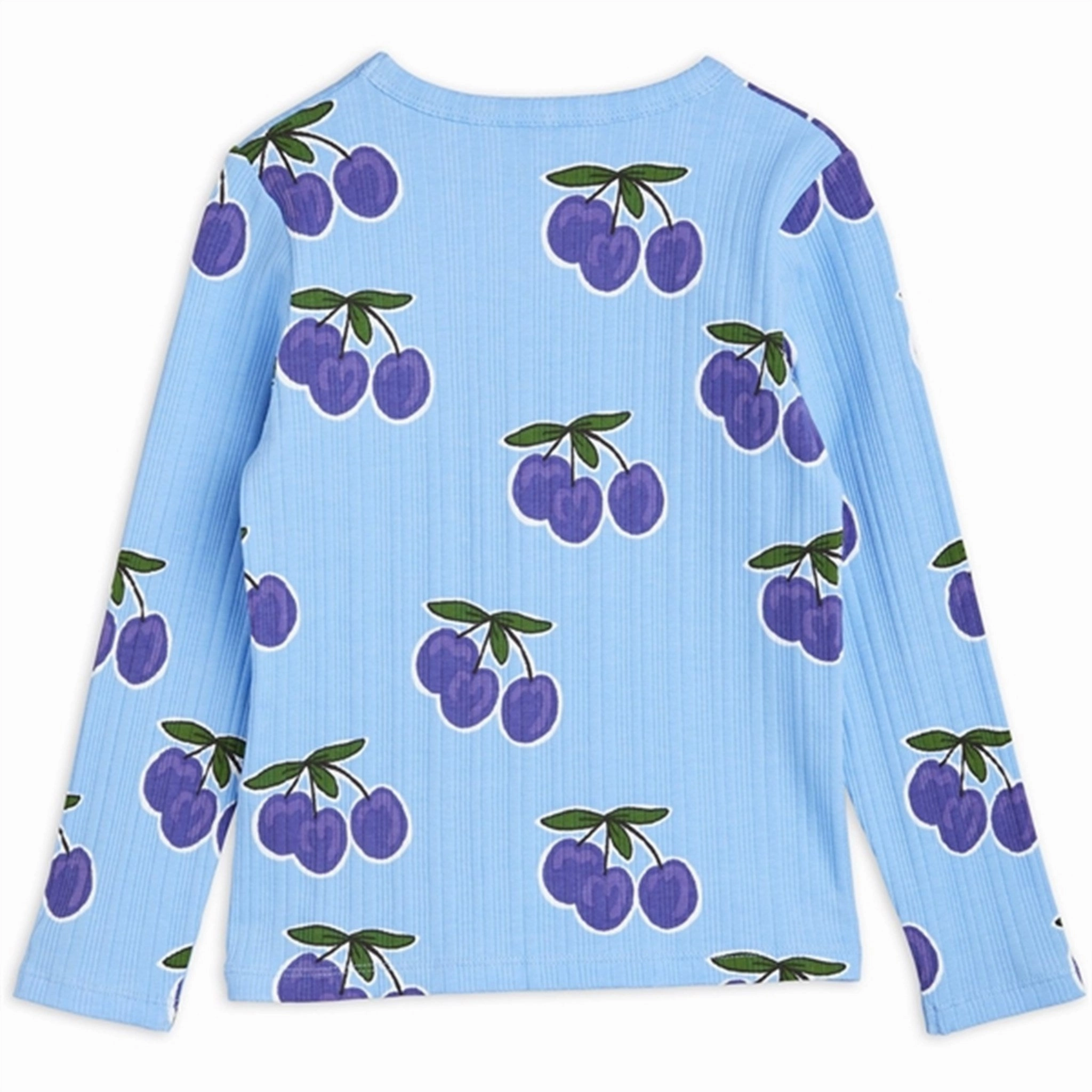 Stretchy Cloth Weekend Outing Mini Rodini Plum Aop Blouse Blue