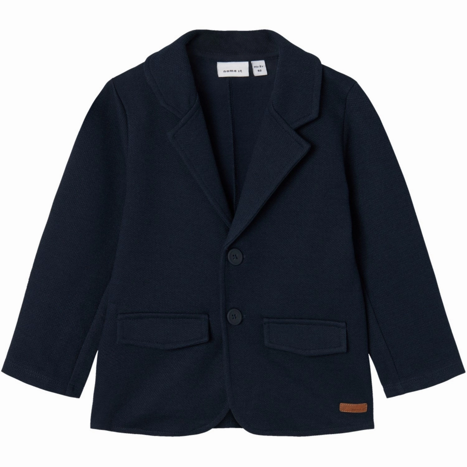 Name It Dark Sapphire Robino Sweat Blazer Elegant Wardrobe Smart Casual Wear