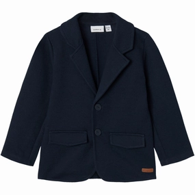Name It Dark Sapphire Robino Sweat Blazer Elegant Wardrobe Smart Casual Wear