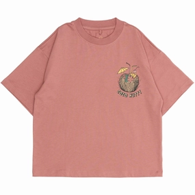 All Season Wear The New Old Rose Oleen Oversize T-Shirt