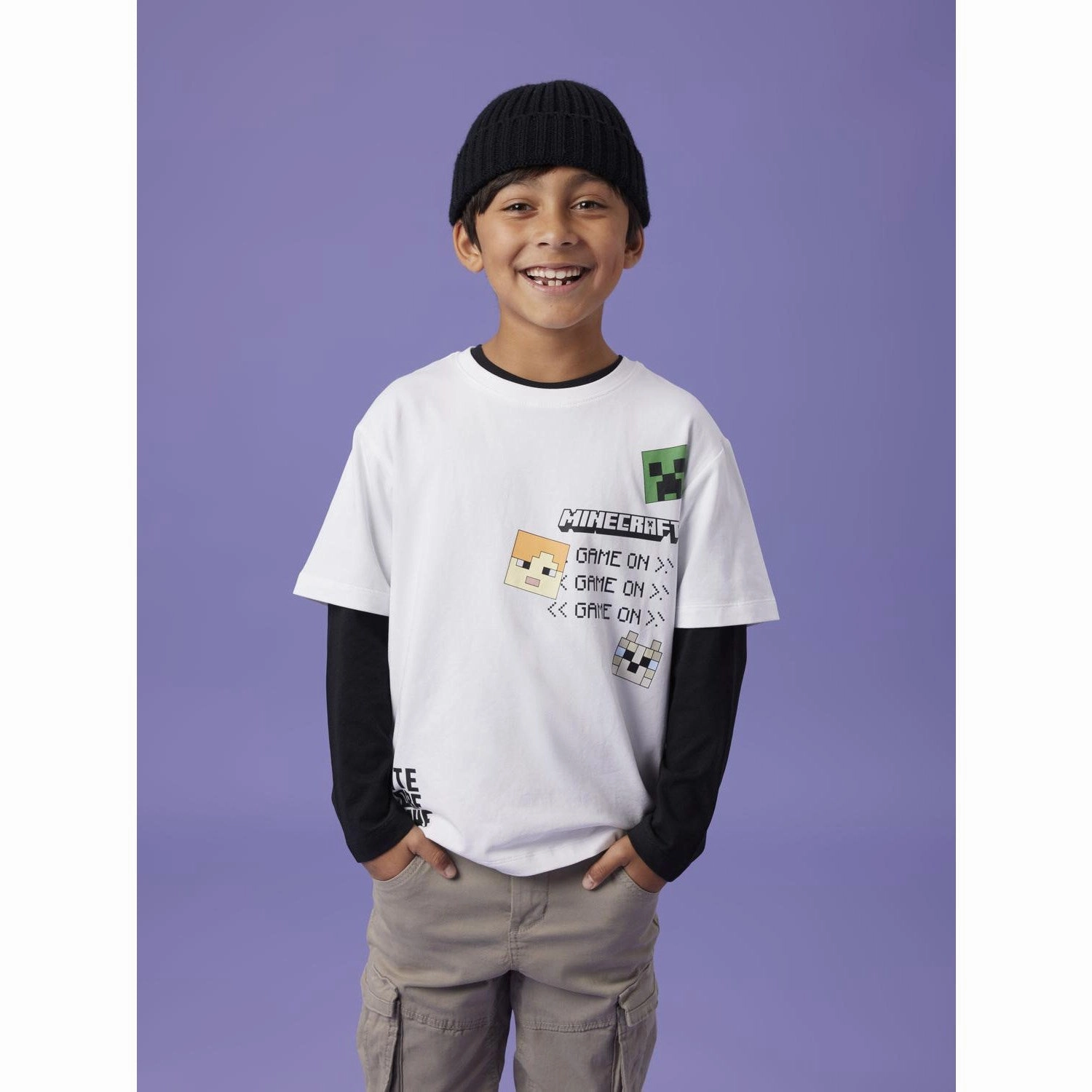 Name It Bright White Jafar Minecraft Regular T-Shirt Edgy