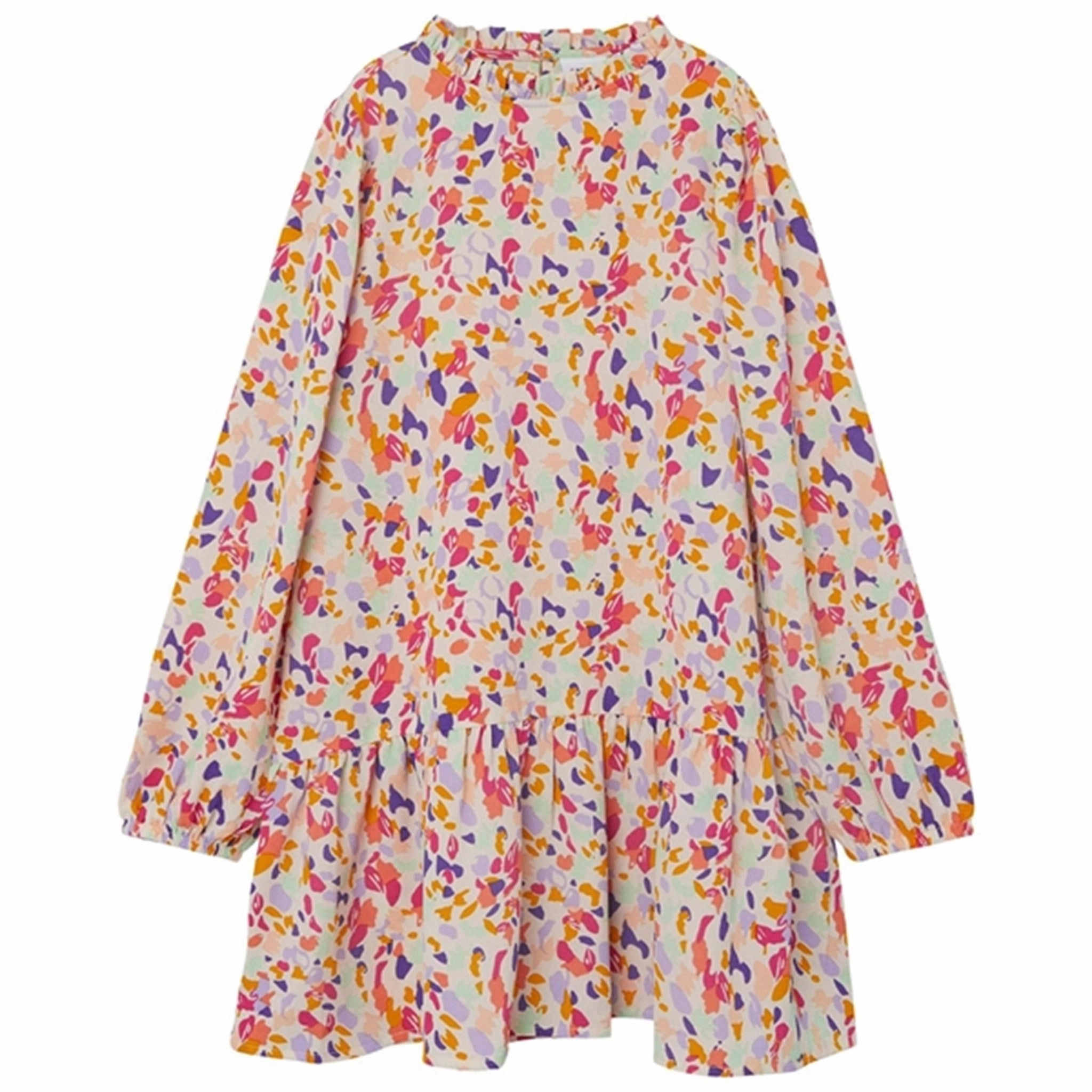 Name it Jet Stream Dirillo Dress Statement Neck Waist-Cinching