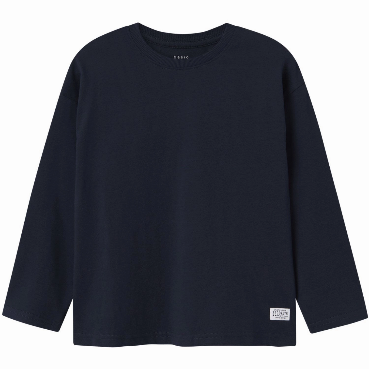 High Density Weave Ribbed Trim Name It Dark Sapphire Vimpel Blouse