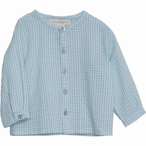 Serendipity Aquachecks Baby Shirt Modern Fit Reinforced Buttonholes
