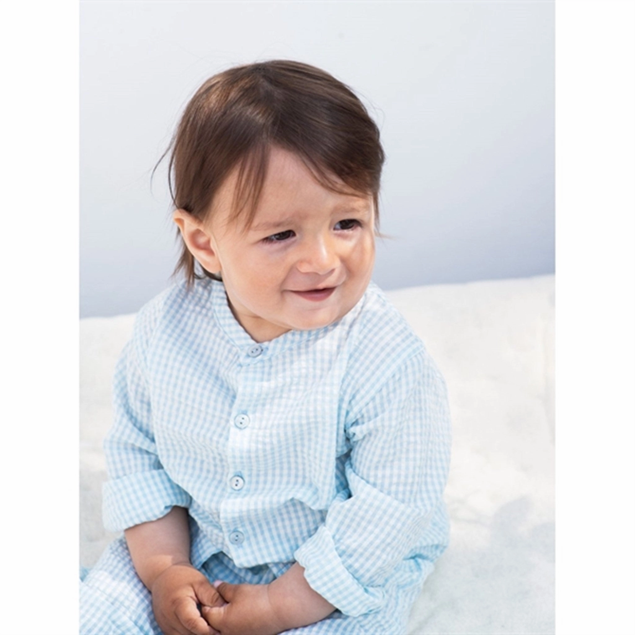 Non-irritating Serendipity Aquachecks Baby Shirt