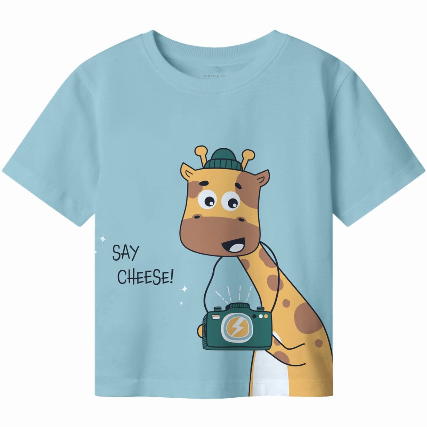 Name It Aquatic Nmmhelge Ss Nreg Top Pb Crew Neck Design