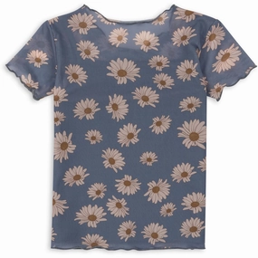 Bold Style Konges Sl?jd Daisy Blue Mel T-shirt