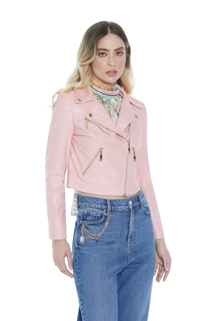 Cowboy Easy Care Relish giubbino Chiodo in ecopelle Minchir RDP2305011012 mellow rose