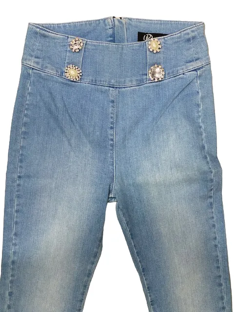 Relish Jeans Pantalode in jeans da donna a vita alta Chelline/a DP807135021 1799 blu Durable Waistband DurableBartack