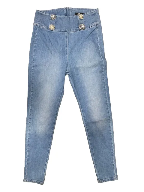 Side slits Relish Jeans Pantalode in jeans da donna a vita alta Chelline/a DP807135021 1799 blu