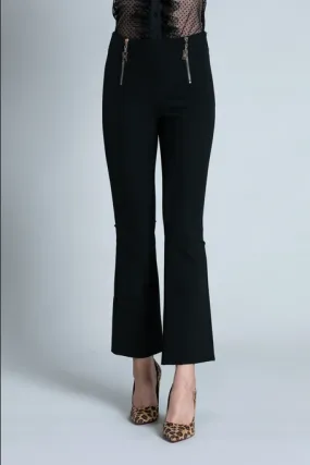 NonRestrictiveCut Relish Pantalone da donna NORY a vita alta crop con doppia zip RDA2207036036 1199 black