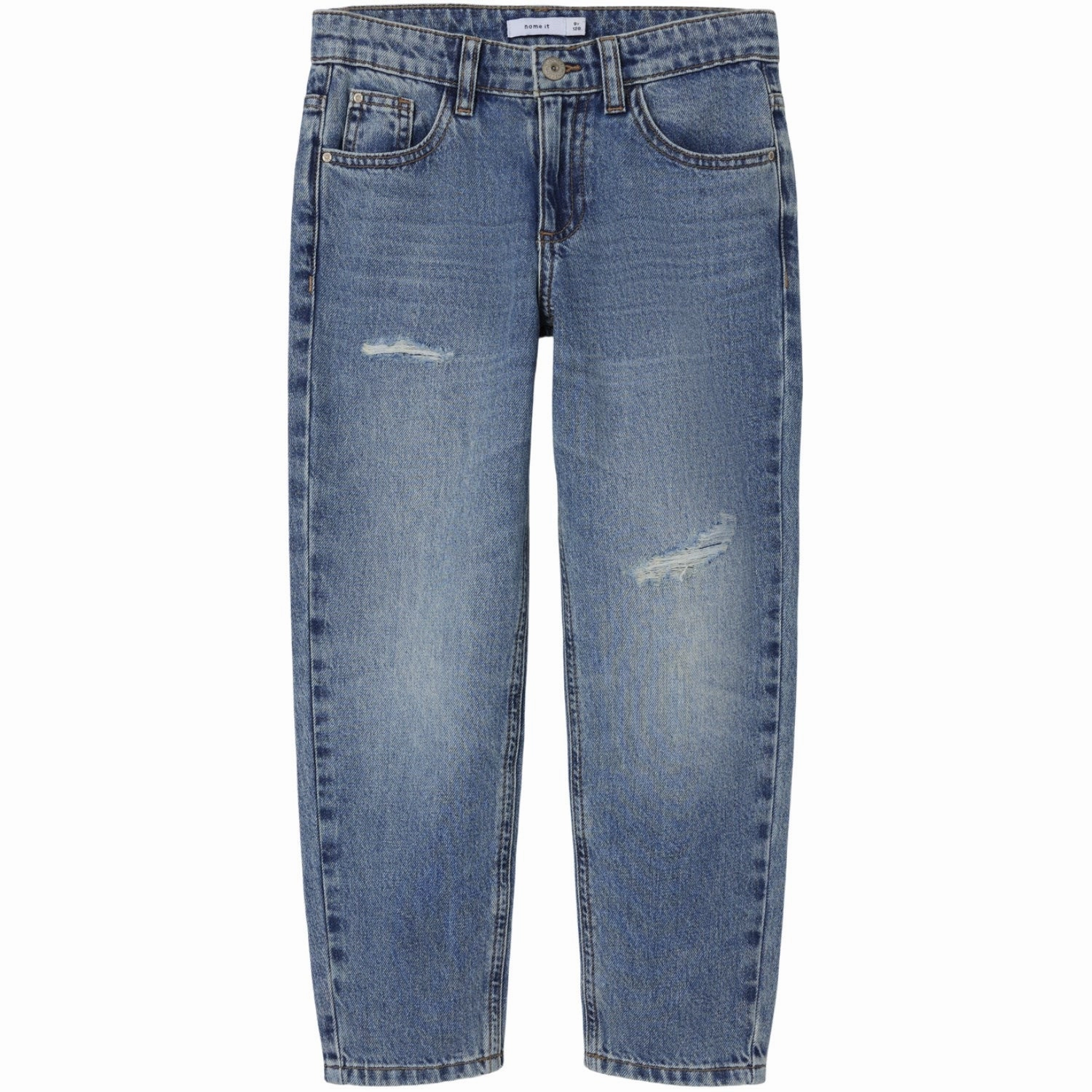 Name It Dark Blue Denim Silas Tapered Jeans Noos Perfect Basic light feel