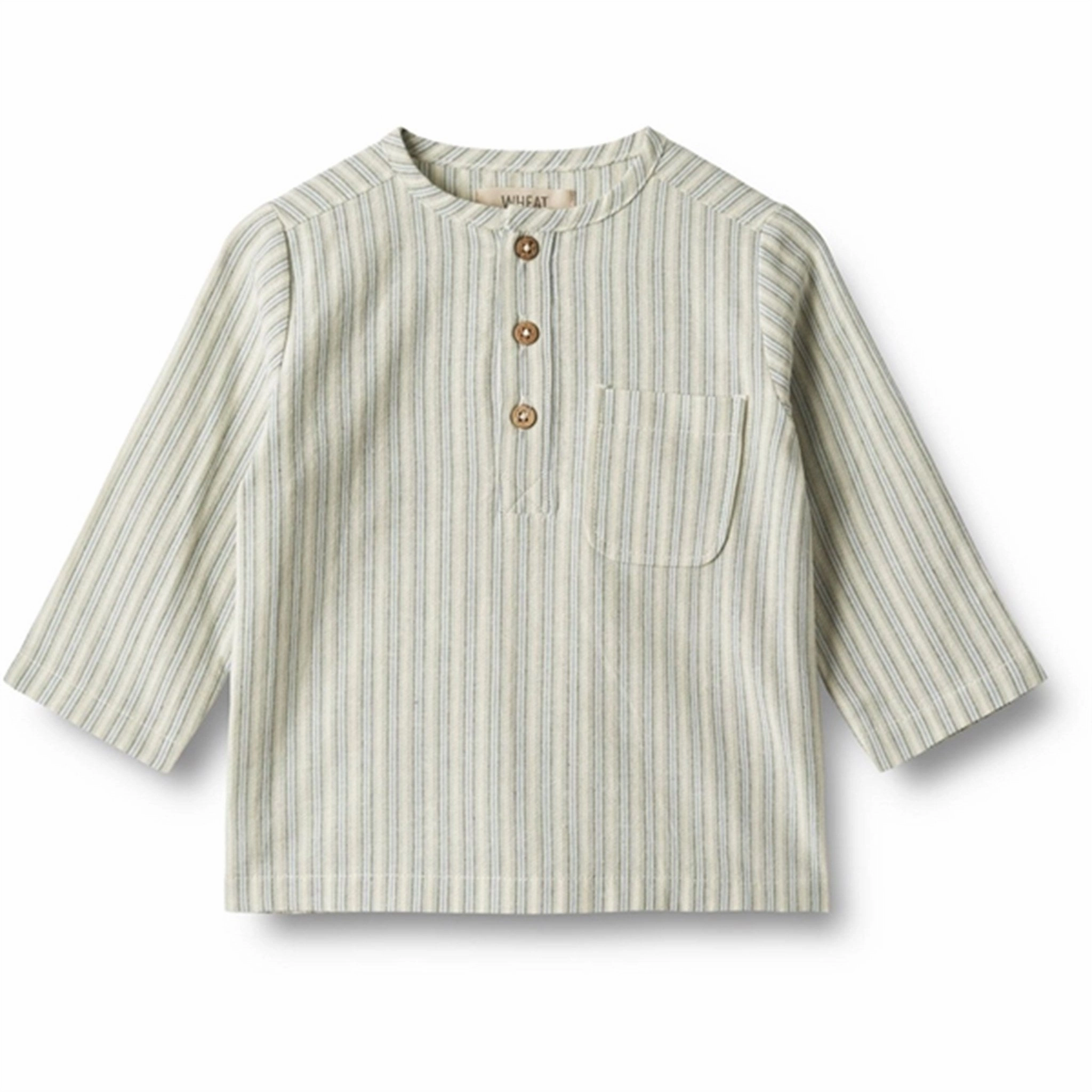 Wheat Aquablue Stripe Shirt Bj?rk Ventilated Back