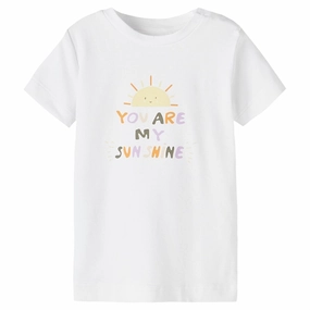 Name it Bright White Hessa T-Shirt Comfort and Ease Multi Panel Structure