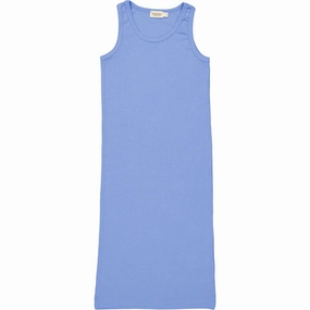 relaxed shape Seasonal piece MarMar Modal Fine Rib Cornflower Dudu Dress