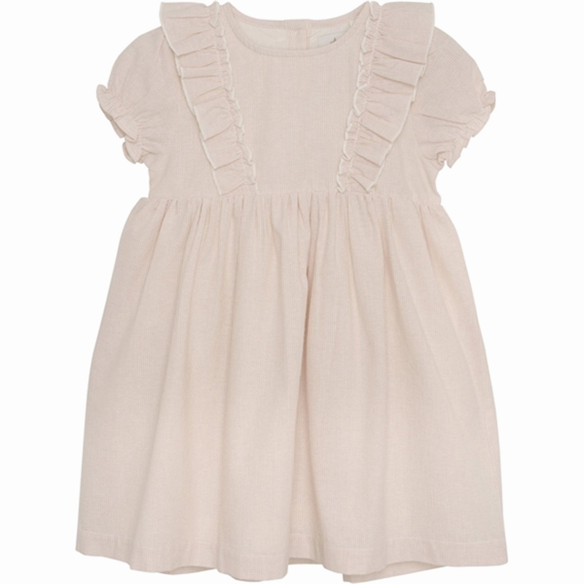 Fashion-forward day dress Huttelihut Woven Stripe Potpourri Dress