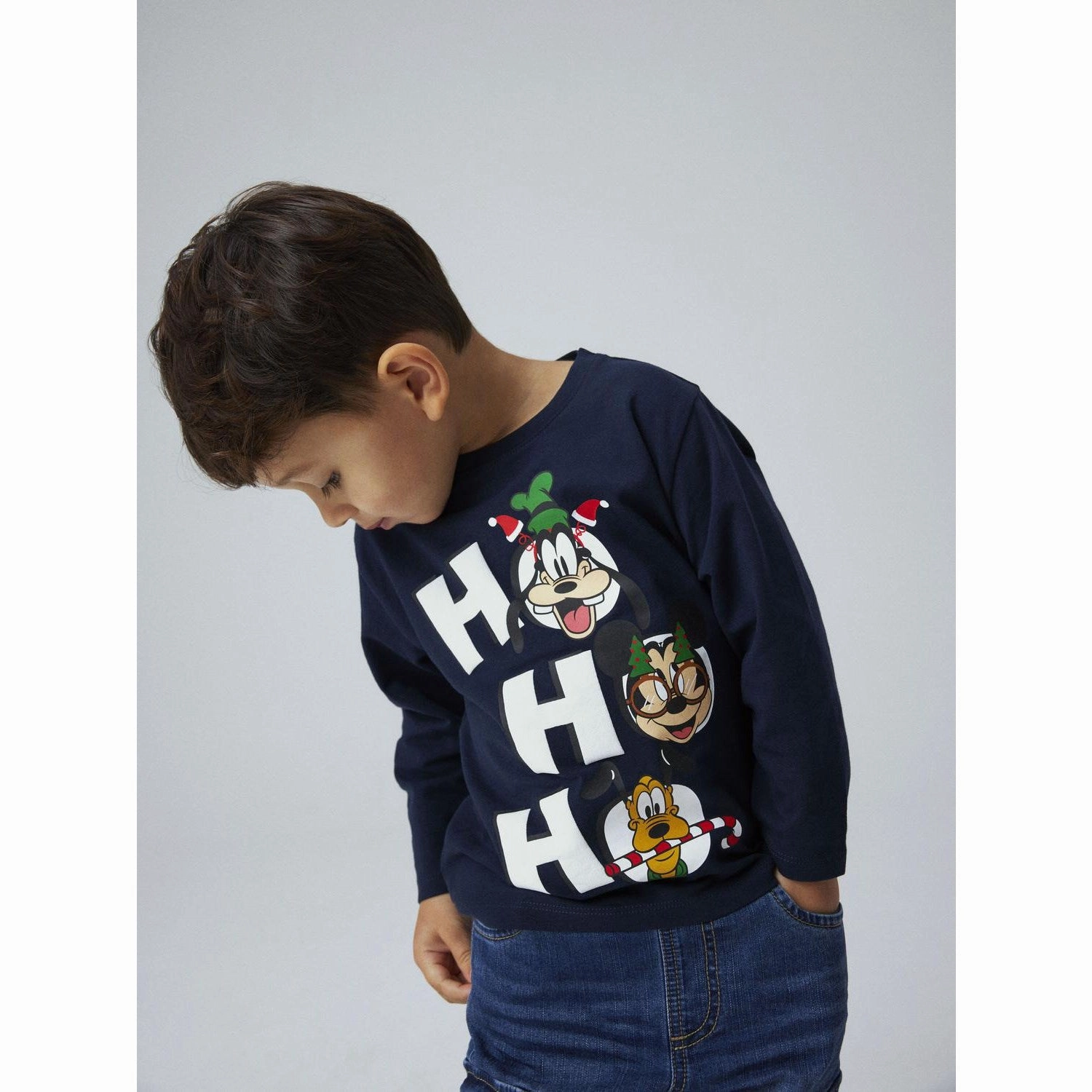 Name It Dark Sapphire Silas Mickey Mouse Regular Blouse Checkered Style Sustainable production