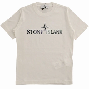 Stone Island Junior T-shirt White Trendy Comfort