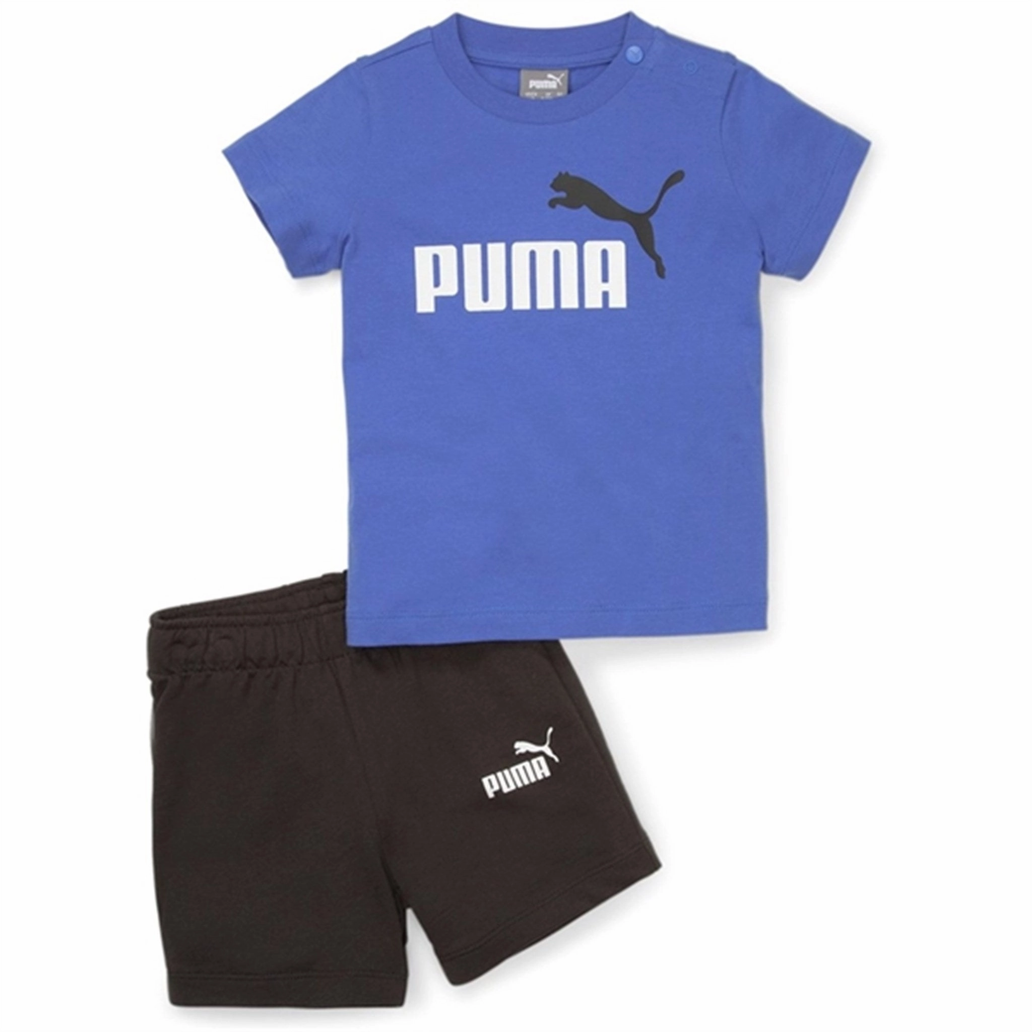 Puma Minicats T-shirt & Shorts Set Royal Sapphire Solid Color